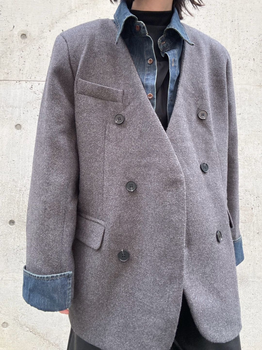 double brest jacket