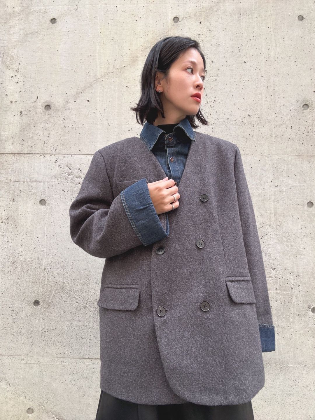 double brest jacket