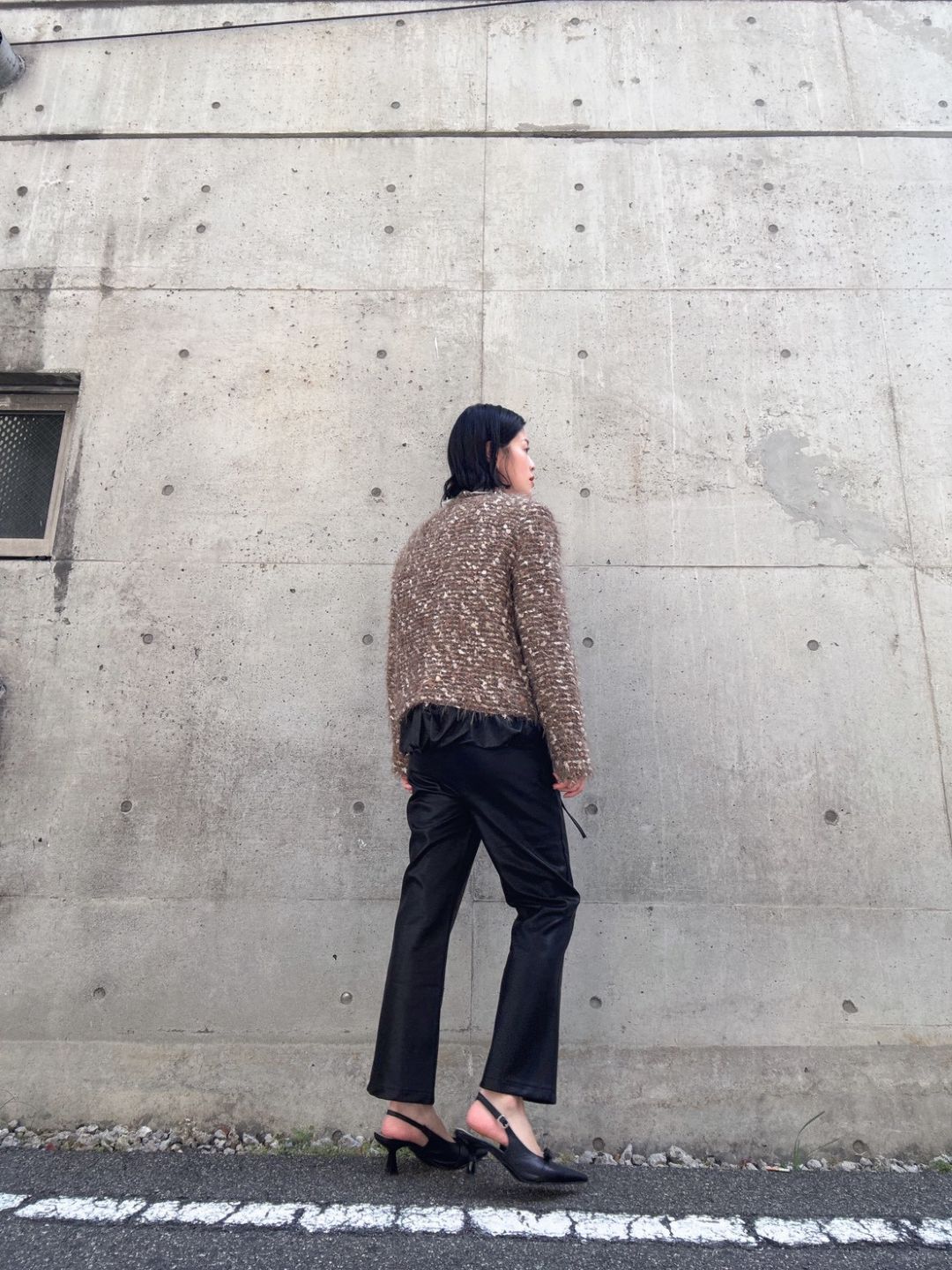 sequin tweed jacket