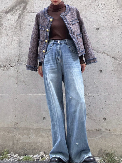 Multicolor Tweed Jacket