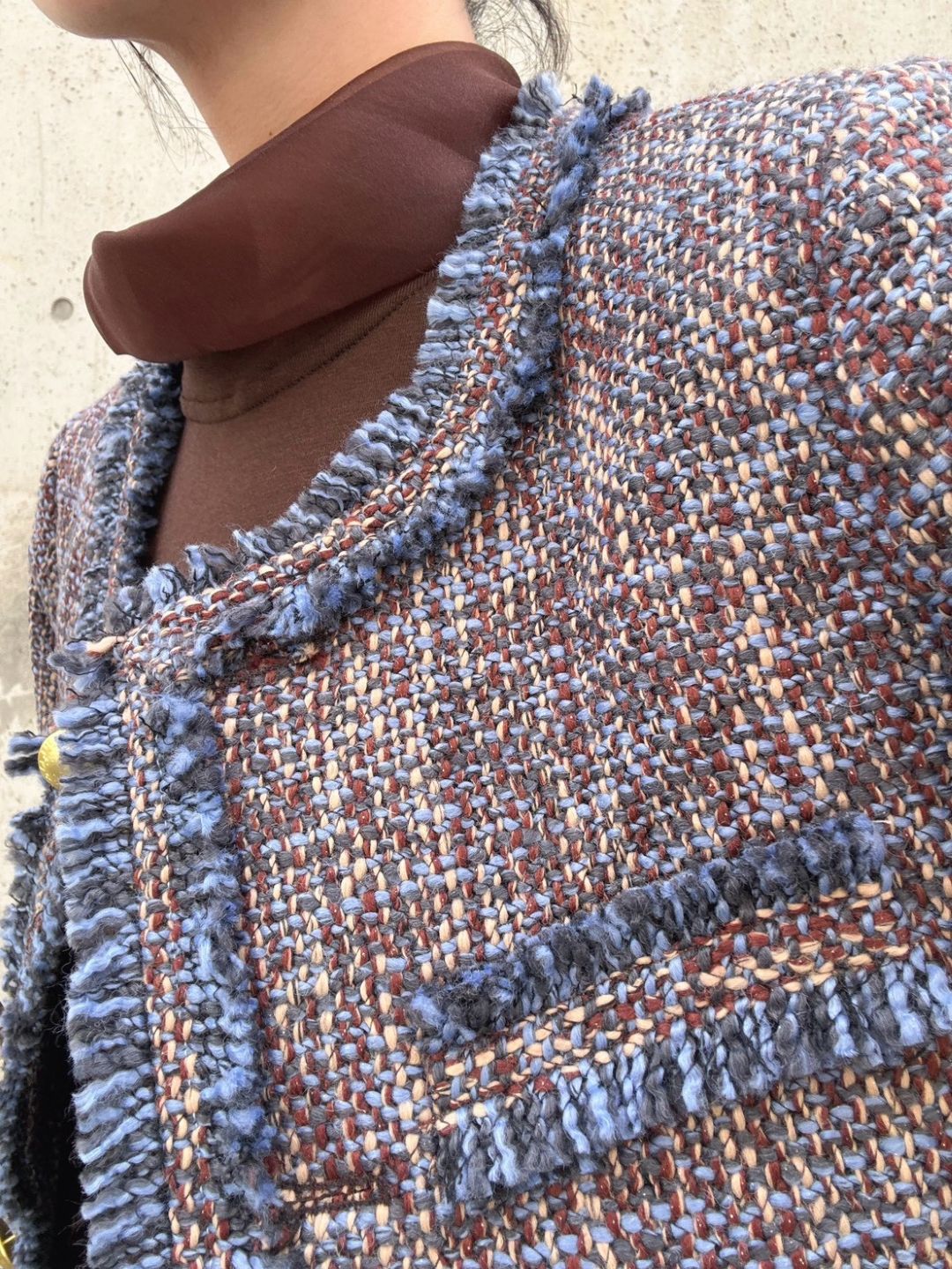 Multicolor Tweed Jacket