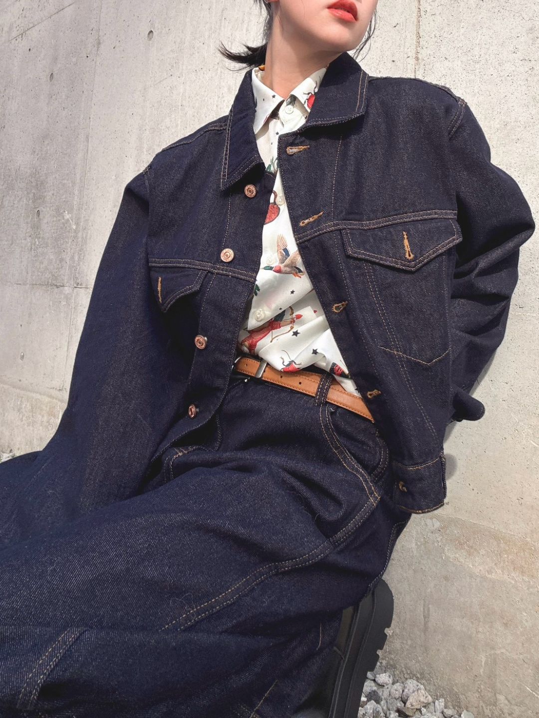 basic denim  jacket