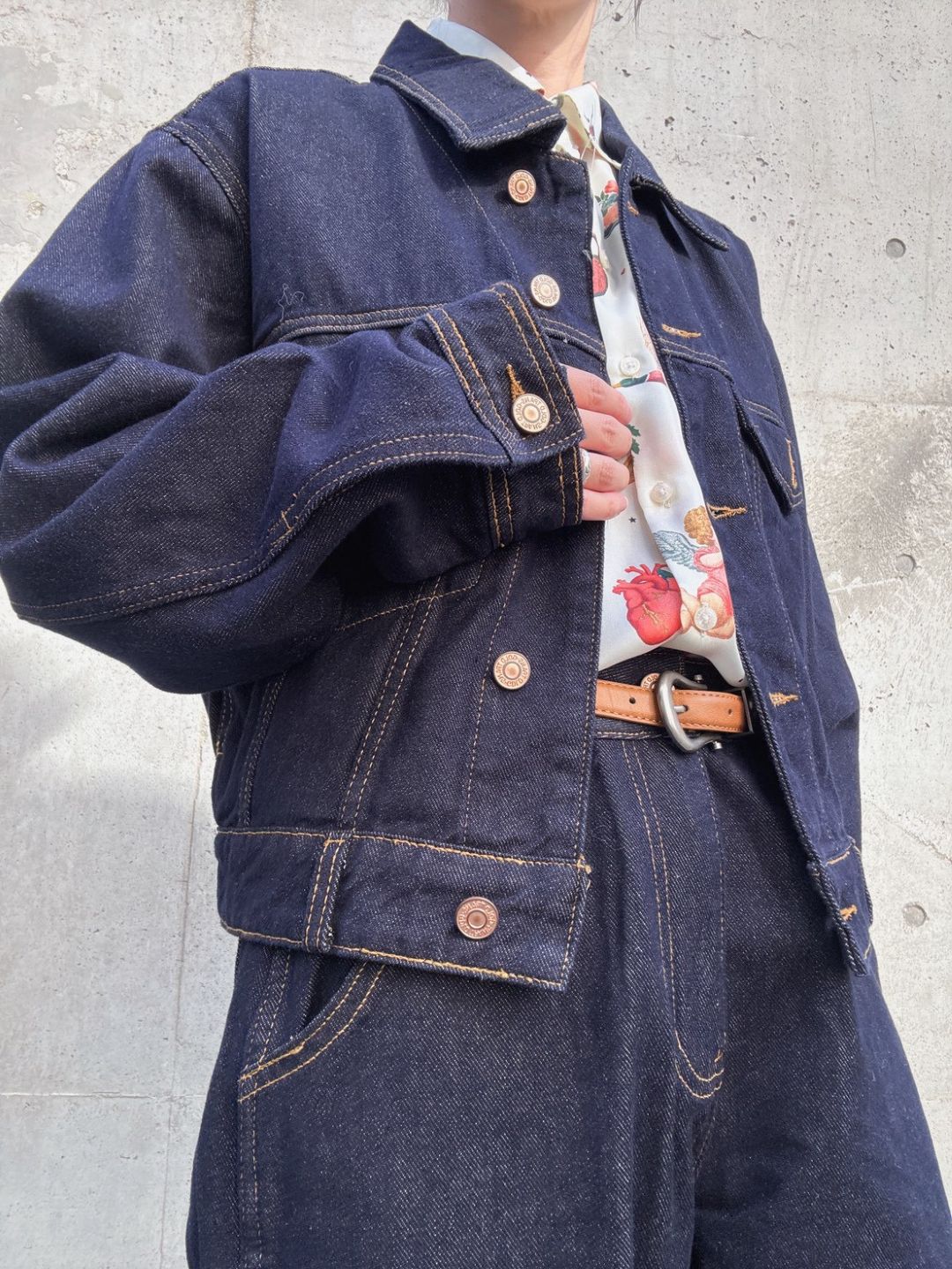 basic denim  jacket