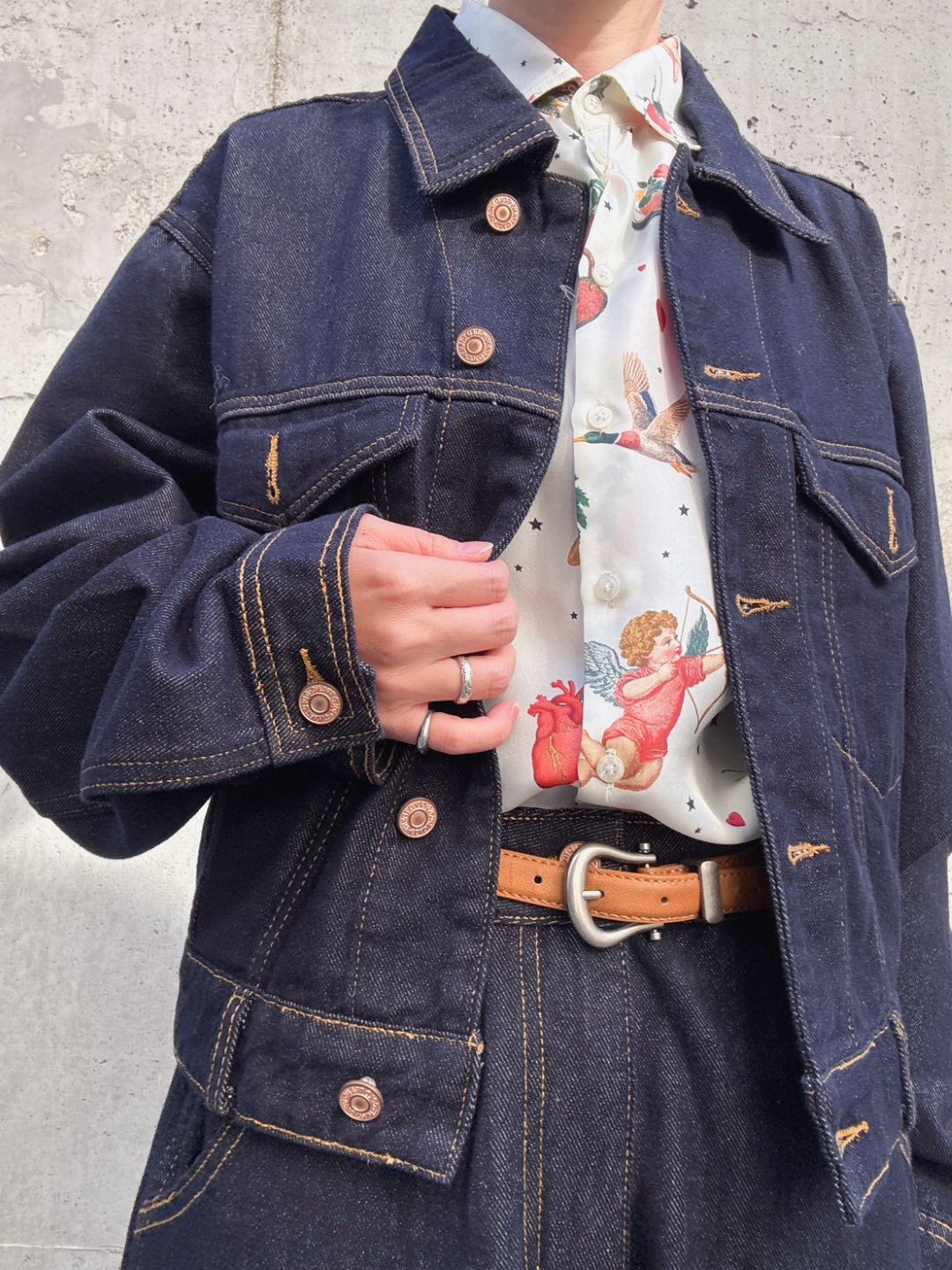 basic denim  jacket