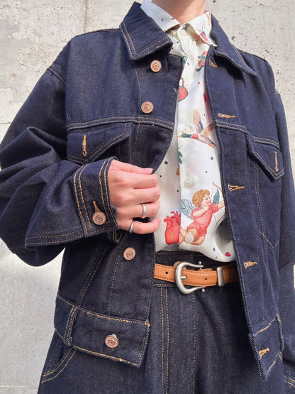 basic denim  jacket