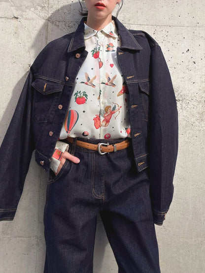 basic denim  jacket