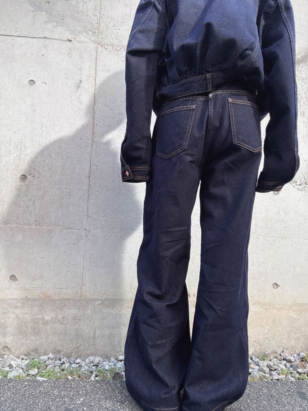 denim waide pants