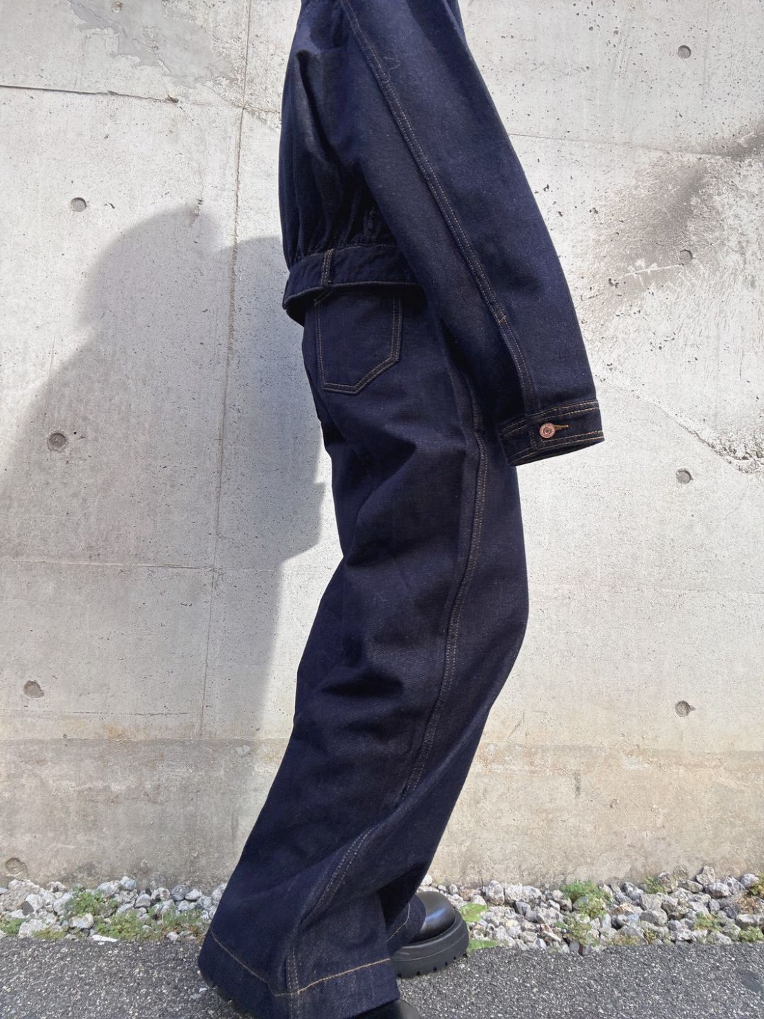 denim waide pants