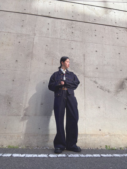 denim waide pants