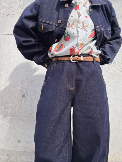 denim waide pants