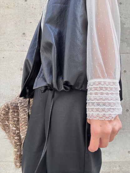 Modern Faux Leather Vest