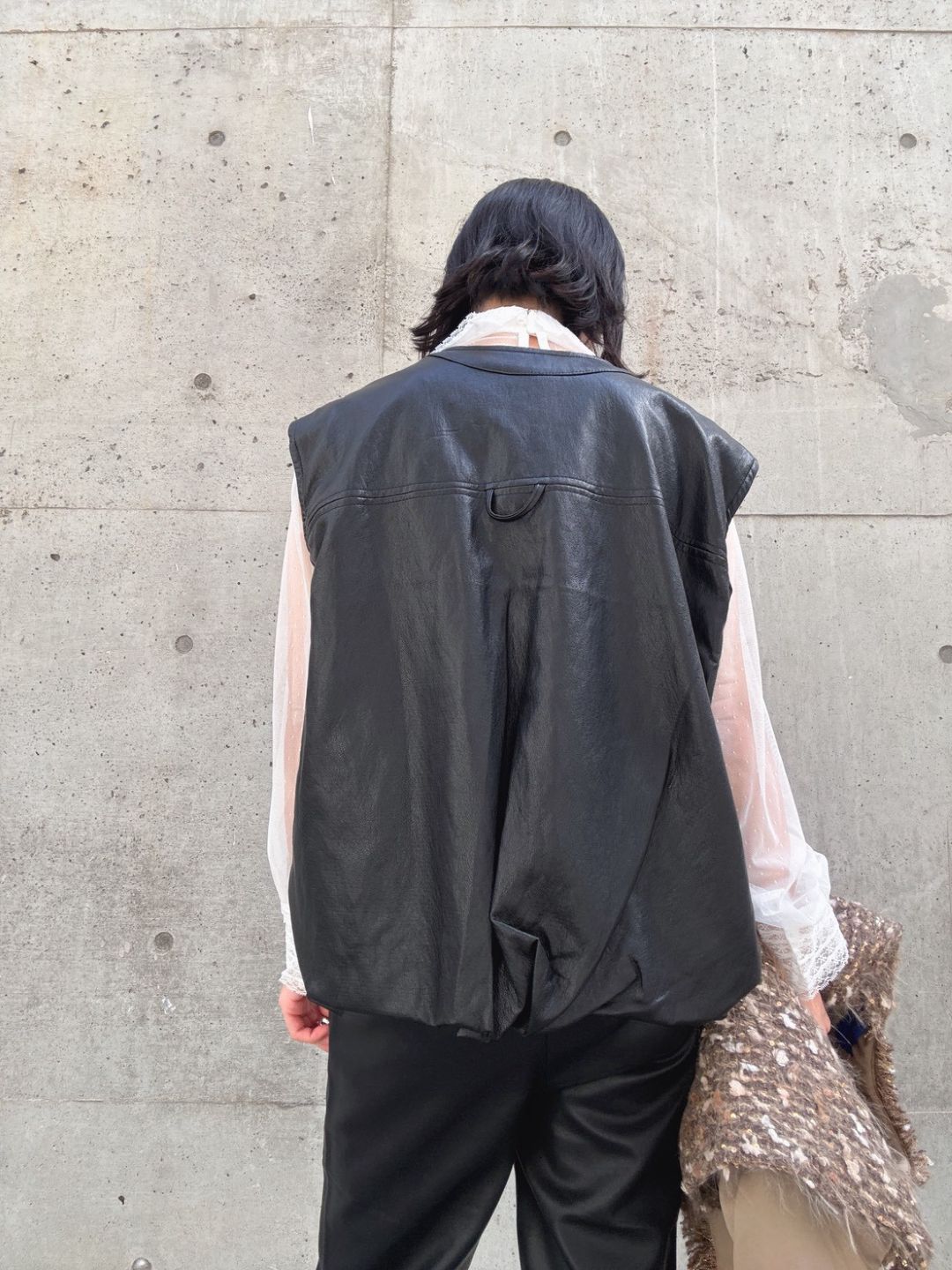 Modern Faux Leather Vest