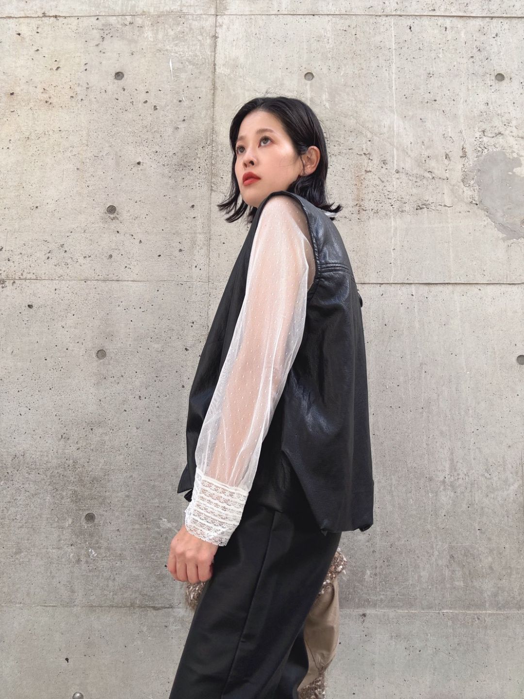 Modern Faux Leather Vest