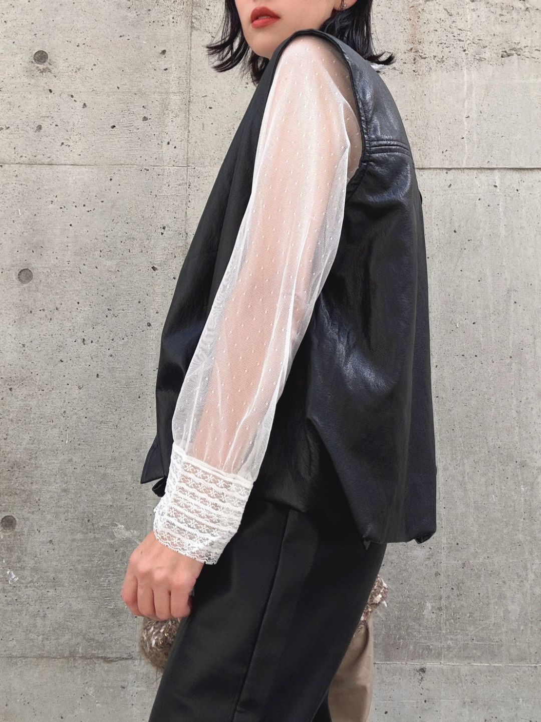 Modern Faux Leather Vest