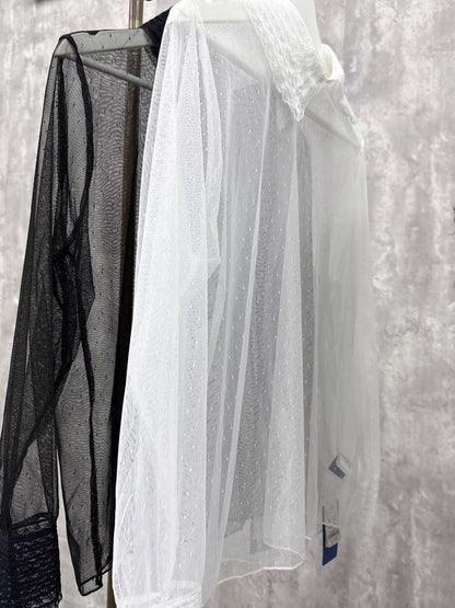 lace collar blouse