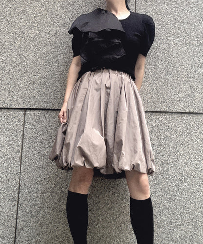frills shoulder tops