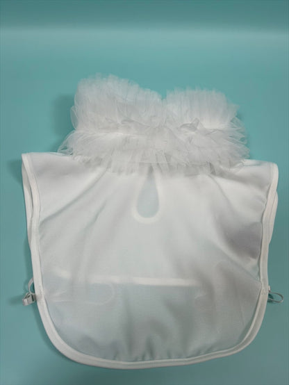 tulle volume false collar