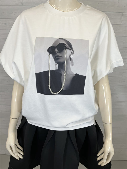 pearl-sunglasses-print-T-shirt