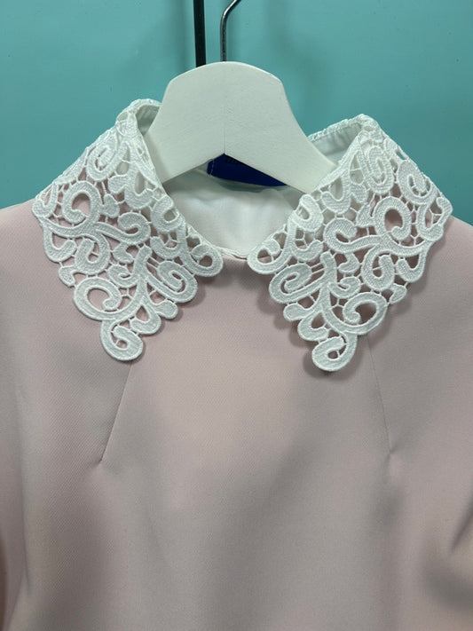 openwork lace false collar