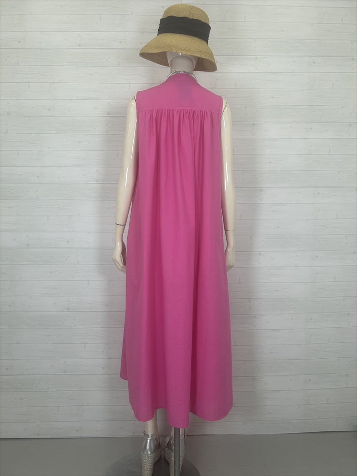 colorful color sleeveless onepiece