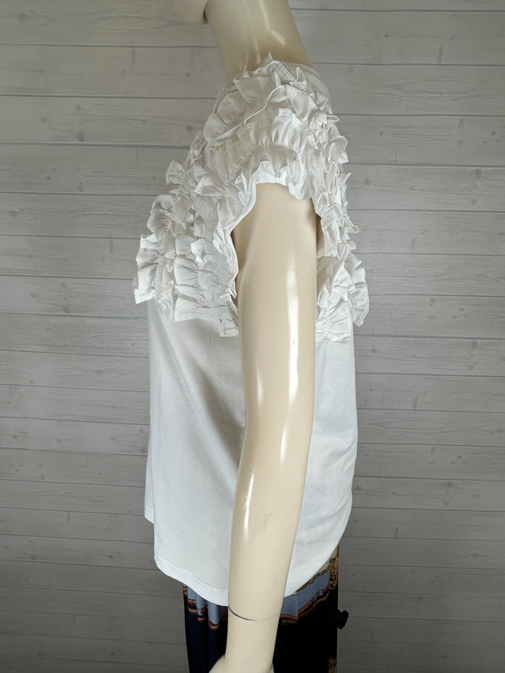 frills sleeve pullover
