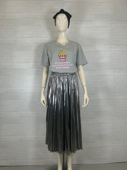 popcorn print T-shirt