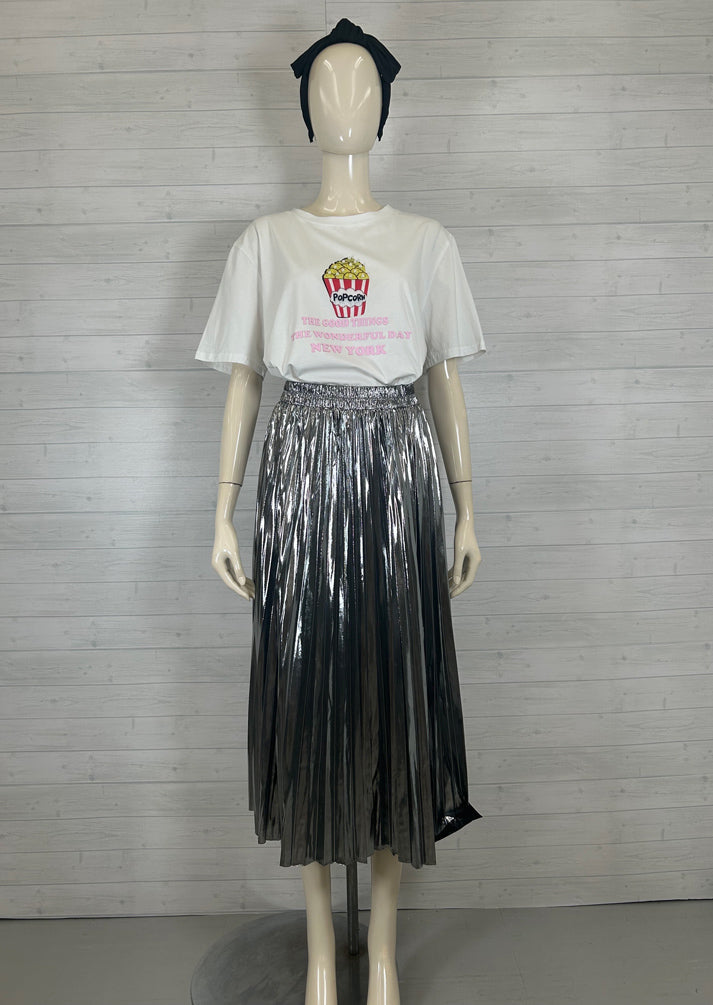 popcorn print T-shirt