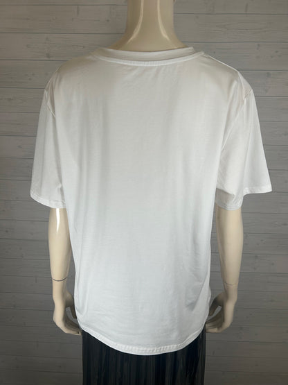 popcorn print T-shirt