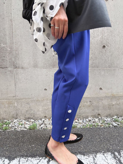 hem bijou button pants
