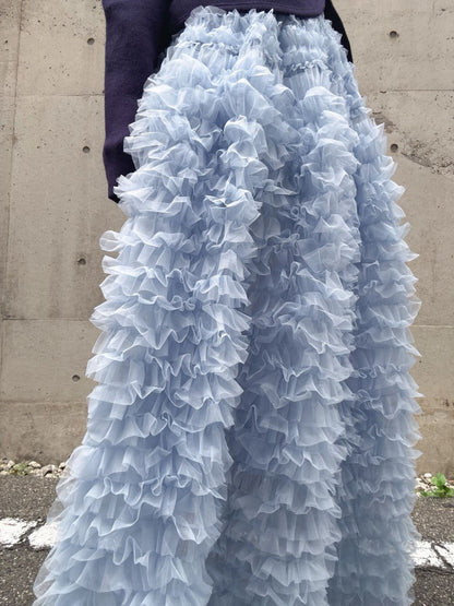 tulle volum frill skirt