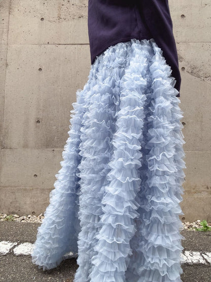 tulle volum frill skirt