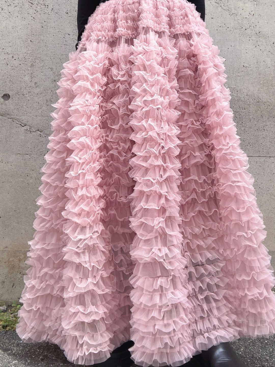 tulle volum frill skirt