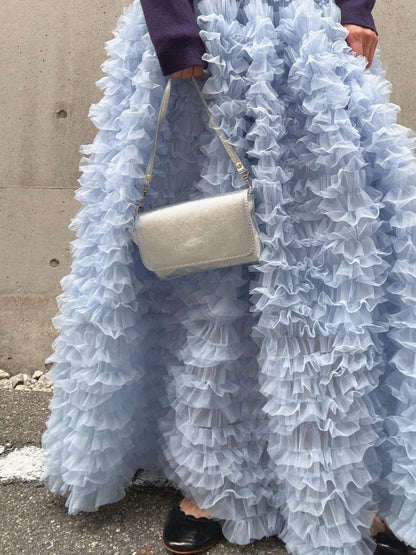 tulle volum frill skirt