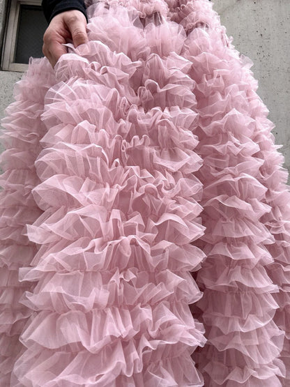 tulle volum frill skirt