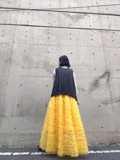 tulle volum frill skirt