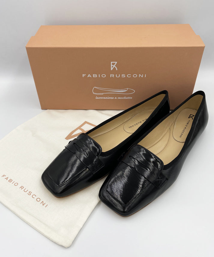 【心斎橋本店・WEB限定販売】 FABIO RUSCONI S-6546 square toe loafers