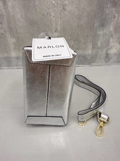 MARLON Firenze small laminato shoulder bag
