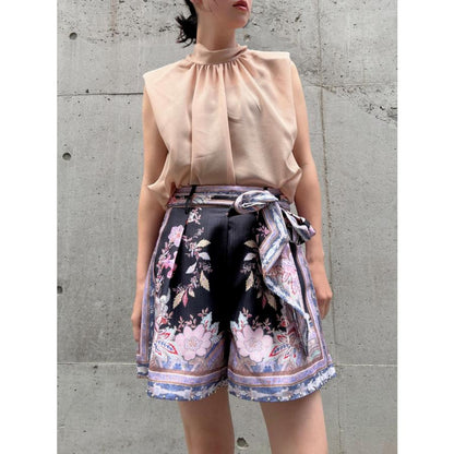 bow tie simple blouse