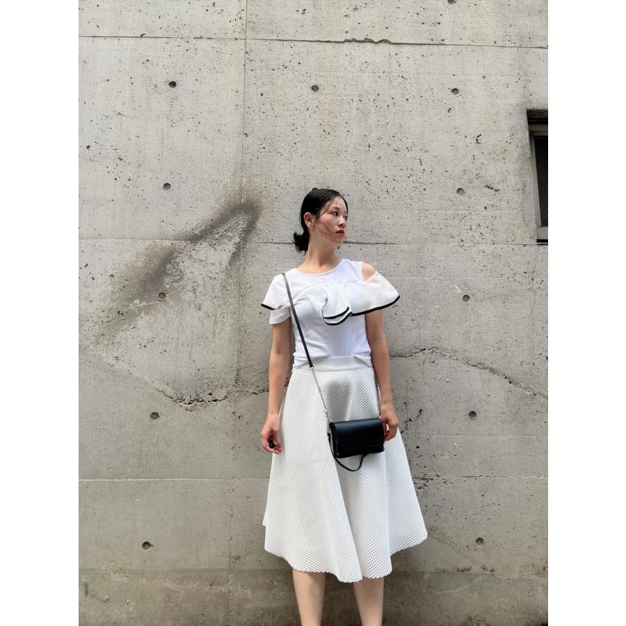 piping frill pullover