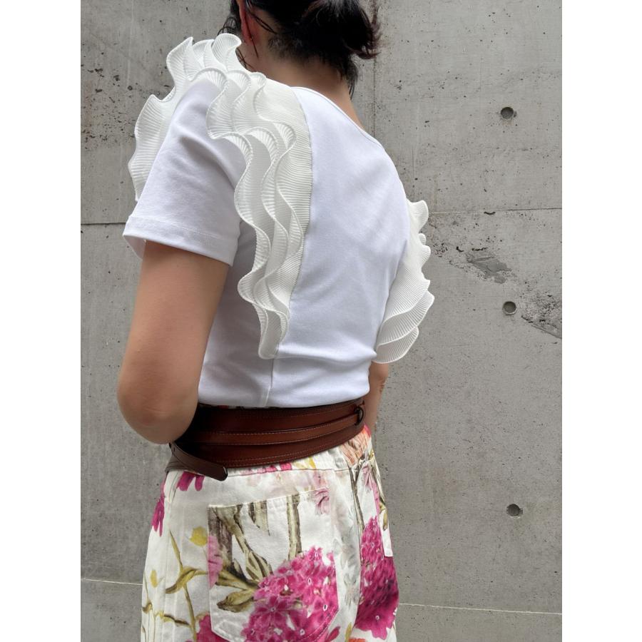 frill sleeve pullover　　