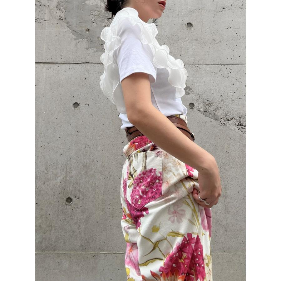 frill sleeve pullover　　