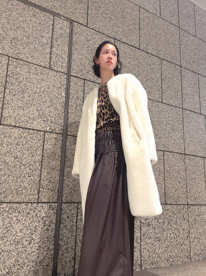 TATRAS TAMIL boa coat