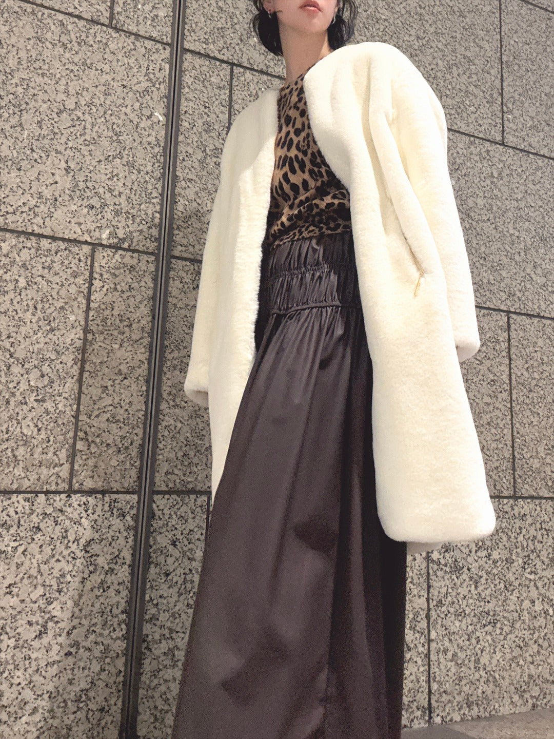 TATRAS TAMIL boa coat