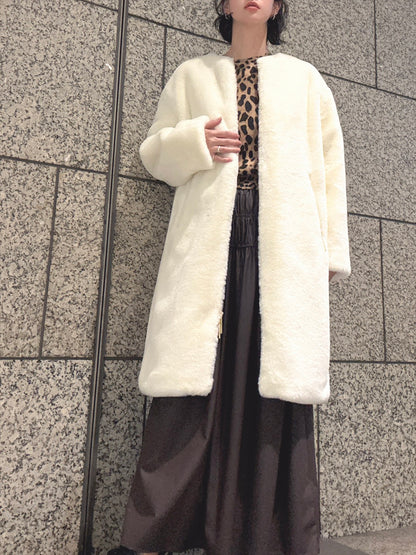 TATRAS TAMIL boa coat