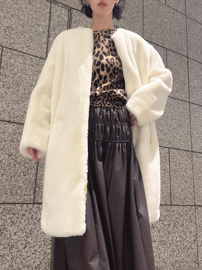 TATRAS TAMIL boa coat