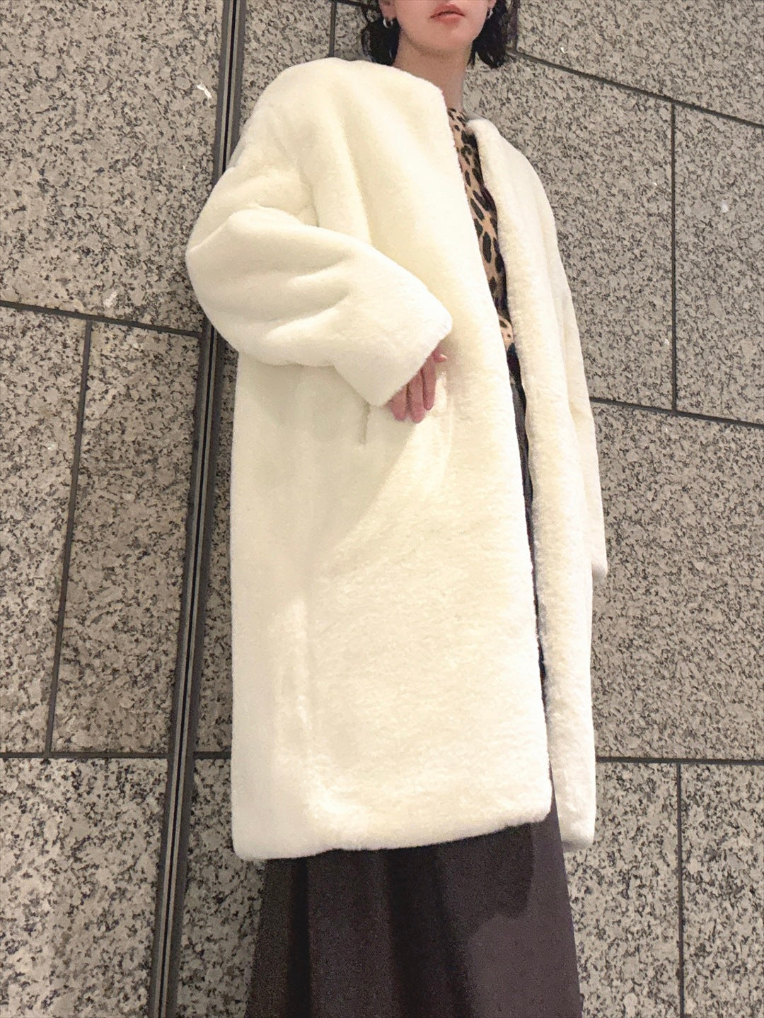 TATRAS TAMIL boa coat