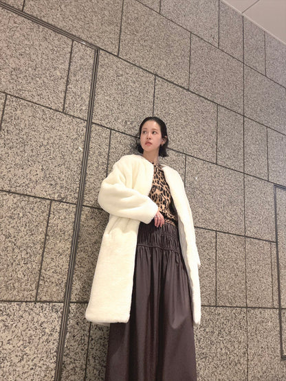 TATRAS TAMIL boa coat