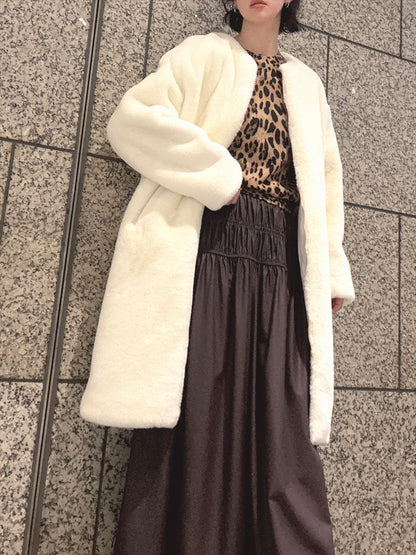 TATRAS TAMIL boa coat