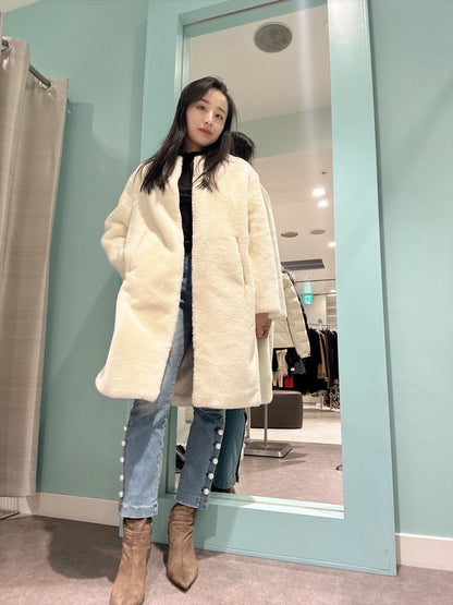 TATRAS TAMIL boa coat