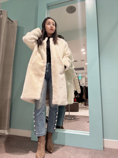 TATRAS TAMIL boa coat